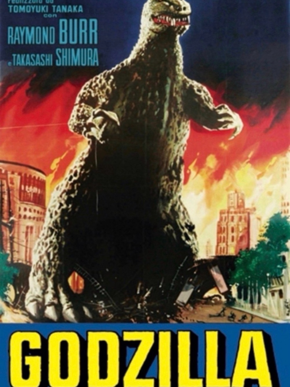 Godzilla Poster Aprox Size 24x36 Inches